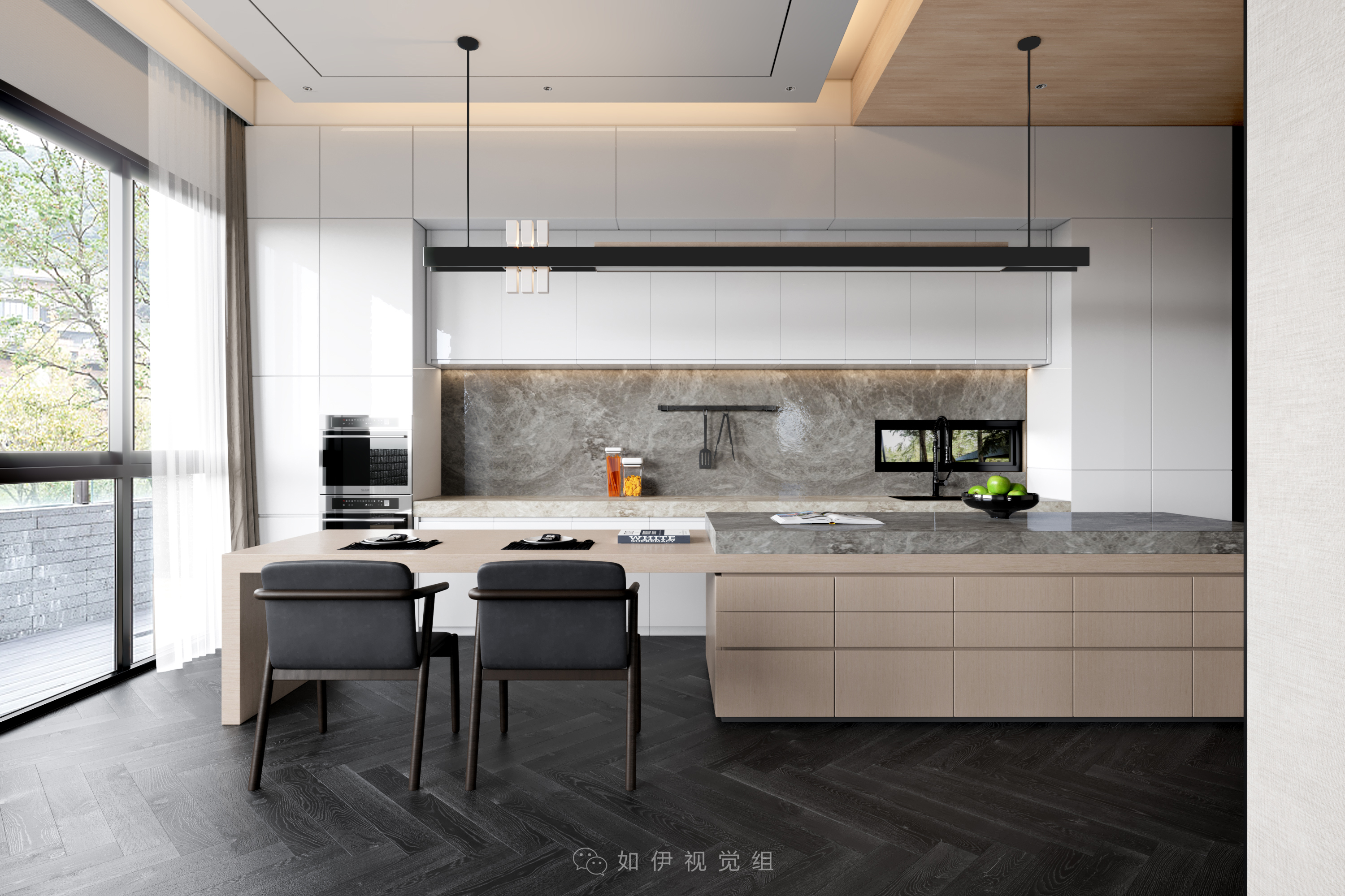 温泉别墅客餐厅-3