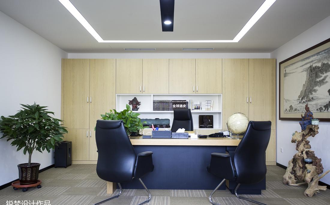 青岛院士港办公楼室内设计-18
