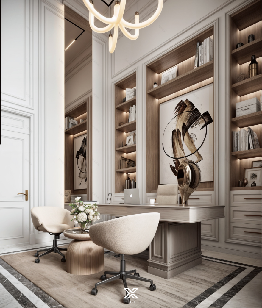 沙特阿拉伯个人办公室设计项目-6