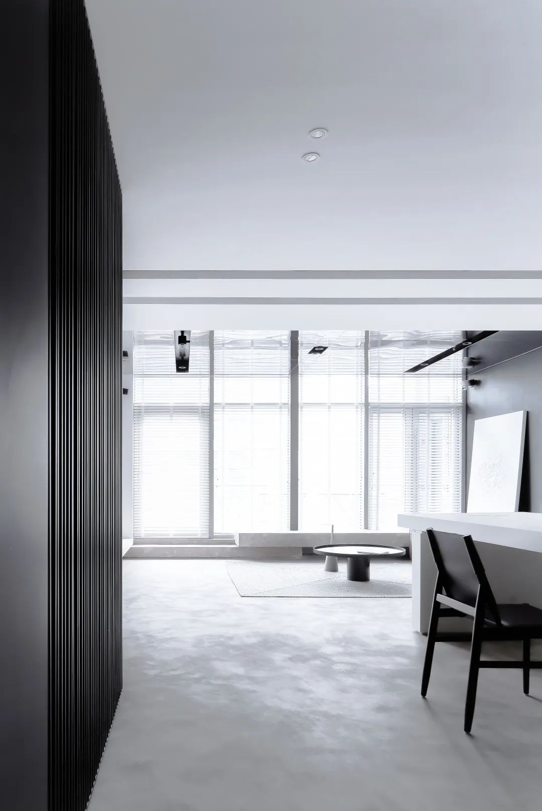 南京南站绿地之窗写字楼平衡黑白空间设计-32