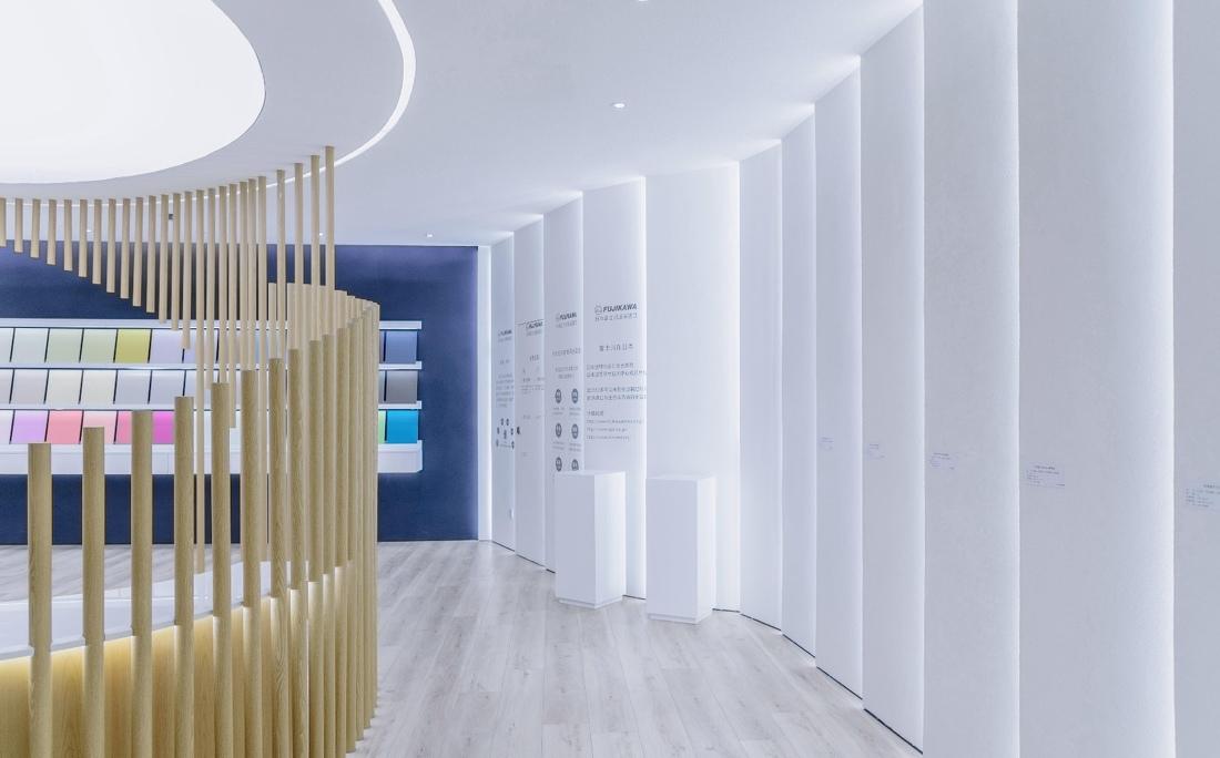 富士川硅藻泥形象店 | 极简中创造空间的艺术-13