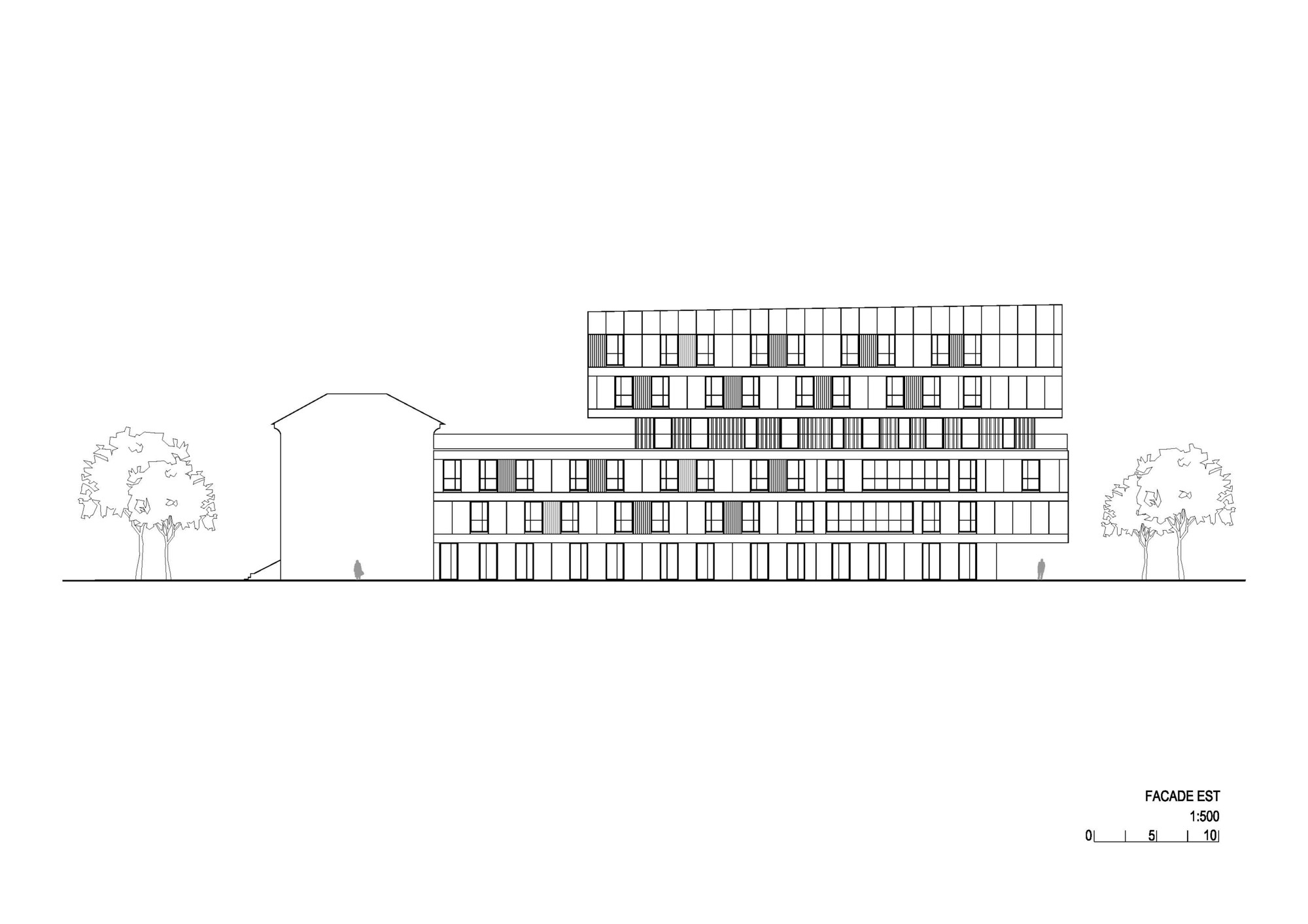 巴黎老年住宅社区中心 · 和谐融入城市环境-38