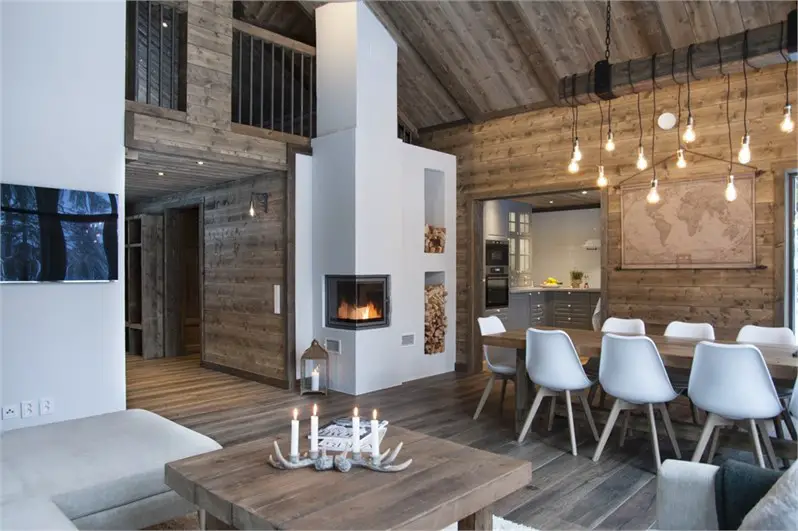 瑞典山间豪华木屋 | 传统与现代的完美交融-4