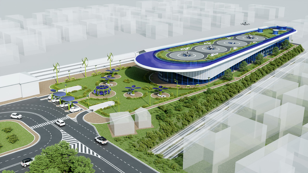 Varese Vertiport HUB | Giancarlo Zema Design Group-0