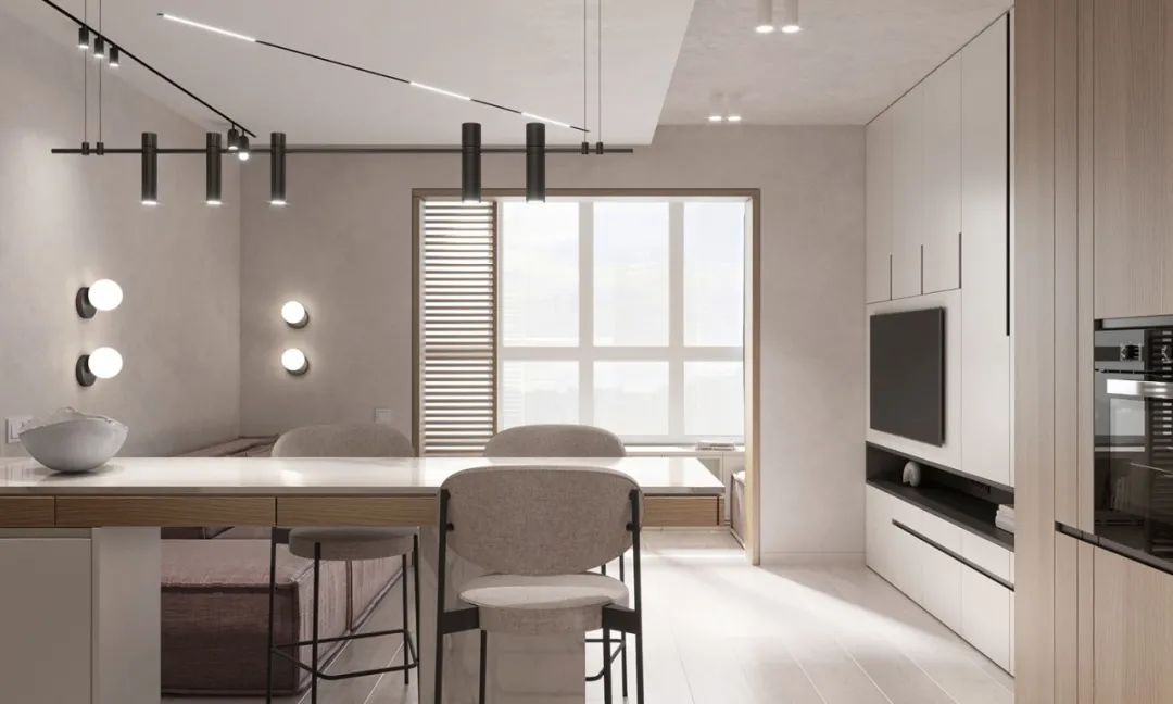 原木风小宅，三十几平也能拥有超强设计感！-15