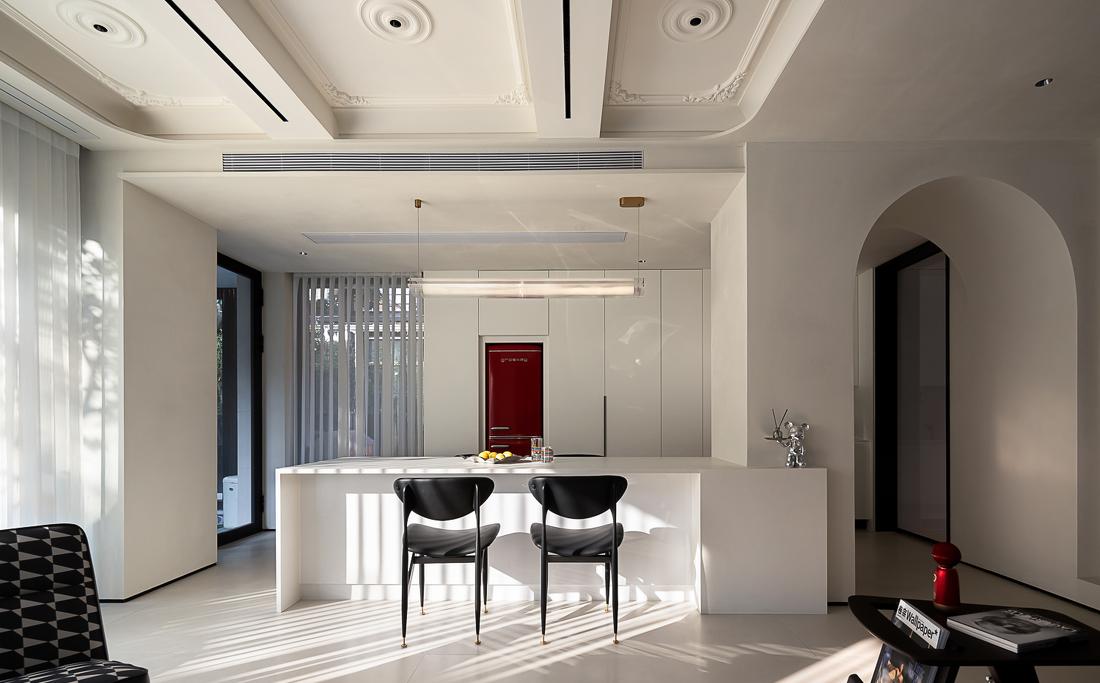 现代简约的浪漫复古西湖别墅丨中国杭州丨宸鹿设计-24