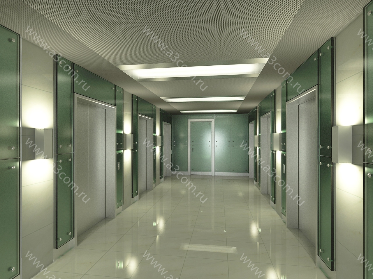 БЦ VICTORY PLAZA公共区域设计项目丨俄罗斯莫斯科丨Атриком,NAYADA-2