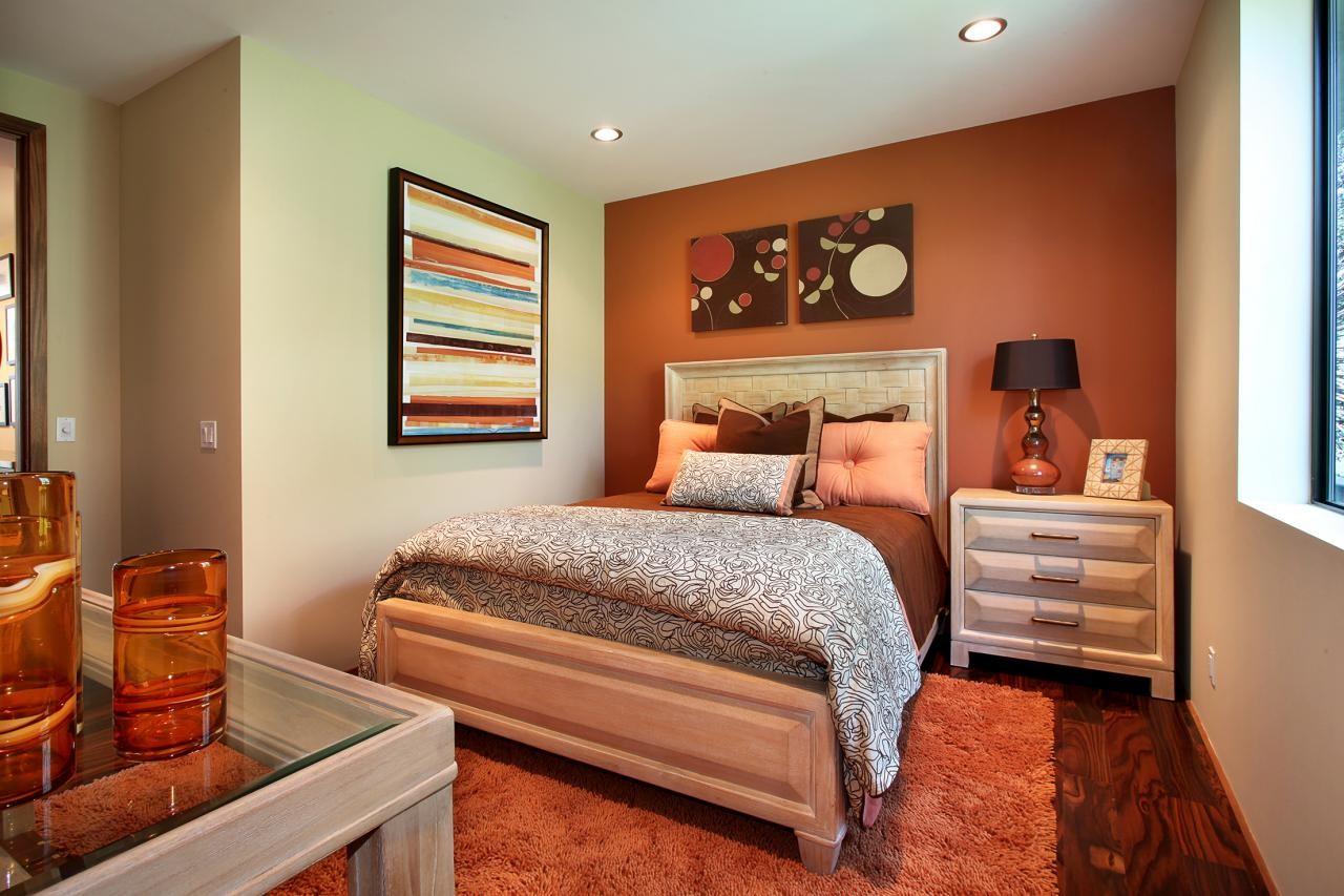 20 Best Two Colour Combination For Bedroom Walls-6