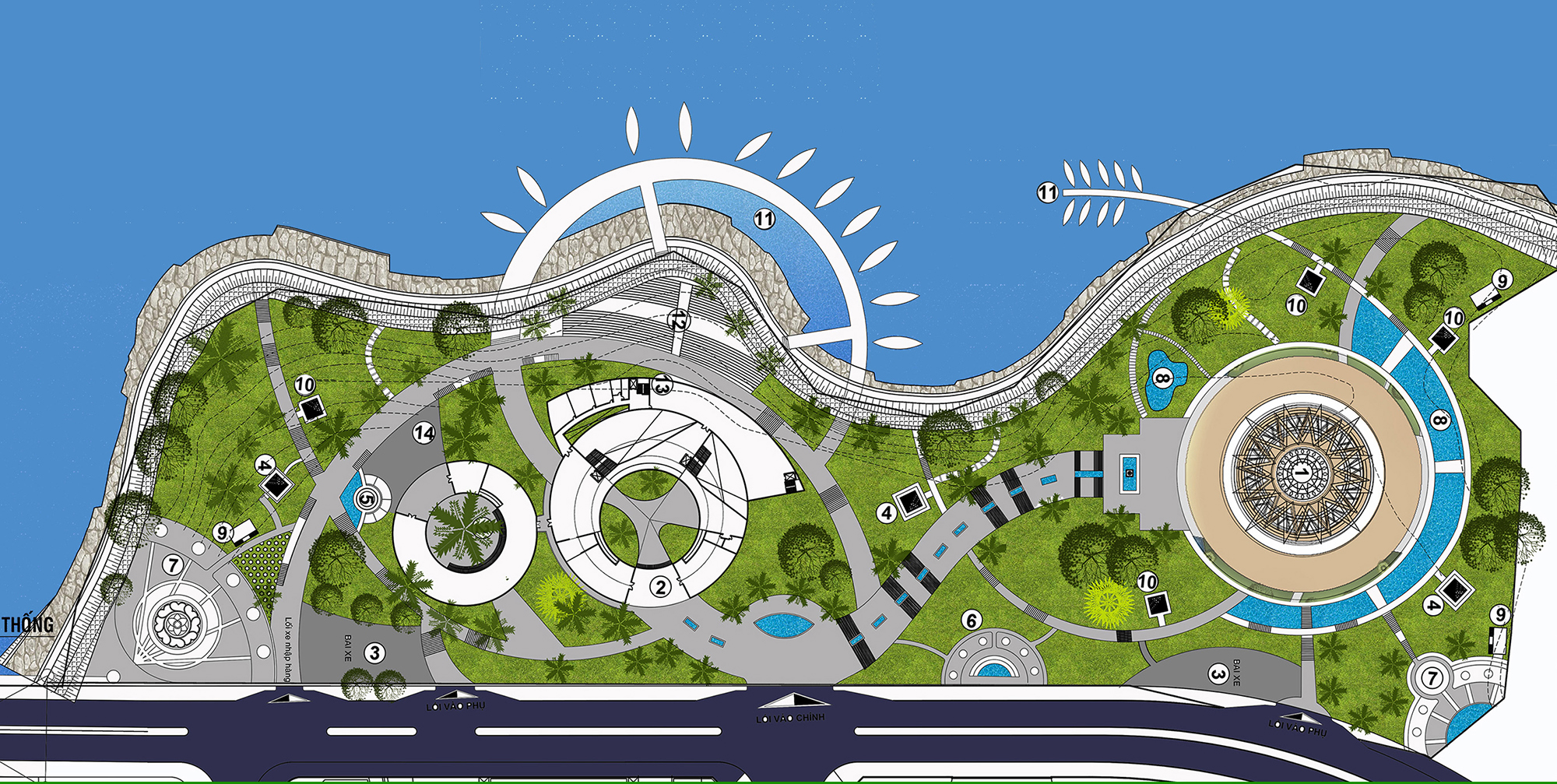 Đắk Nông省博物馆,图书馆及公园综合体丨Phúc Tân Việt设计公司-11