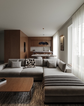 Open Space: Kitchen & Living Room Visuals