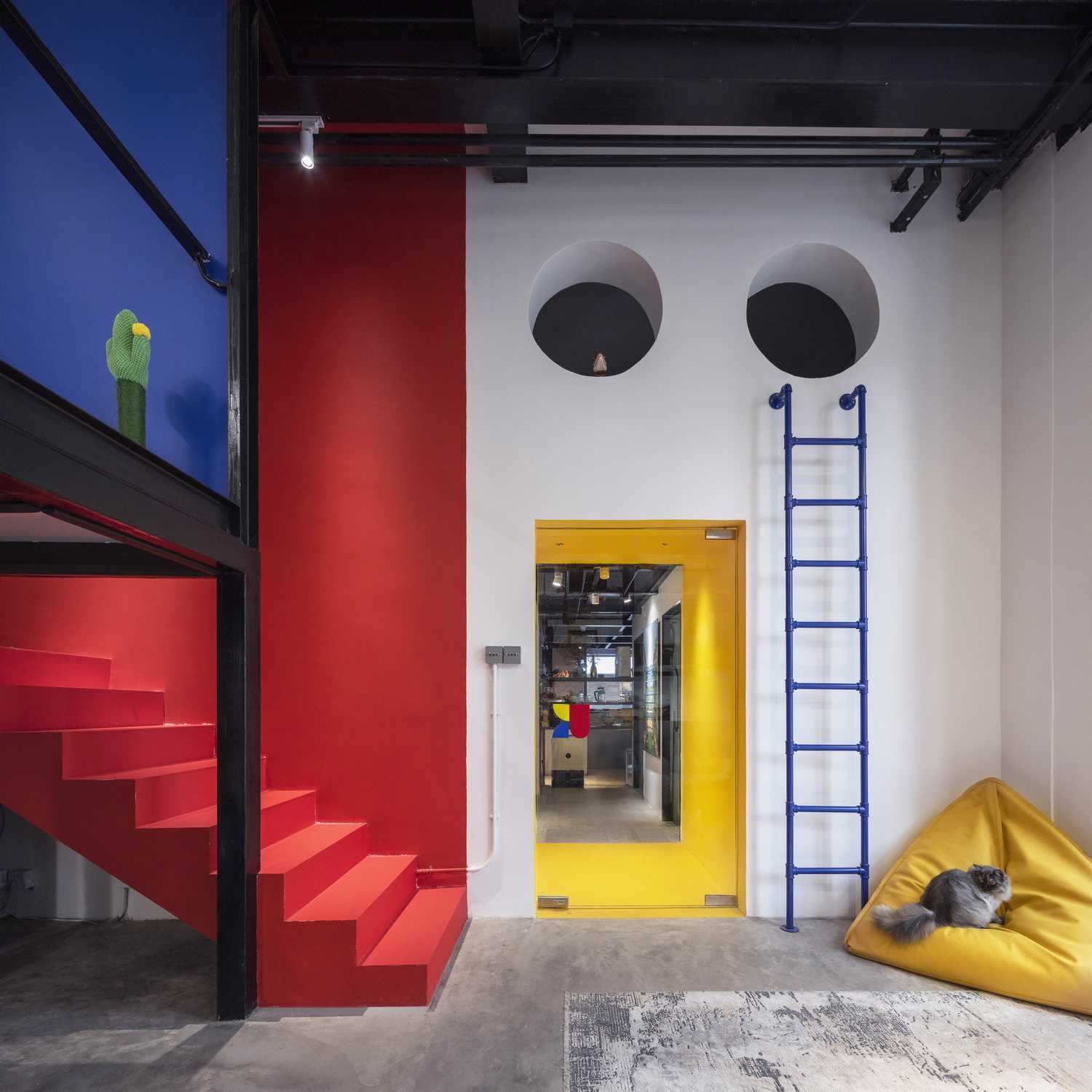 蒙德里安虫洞  UK Studio Office丨中国北京-0