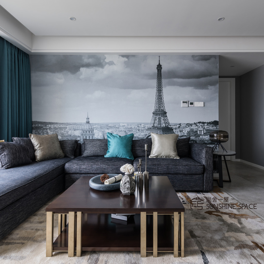 钱塘江畔的现代轻奢之家-13