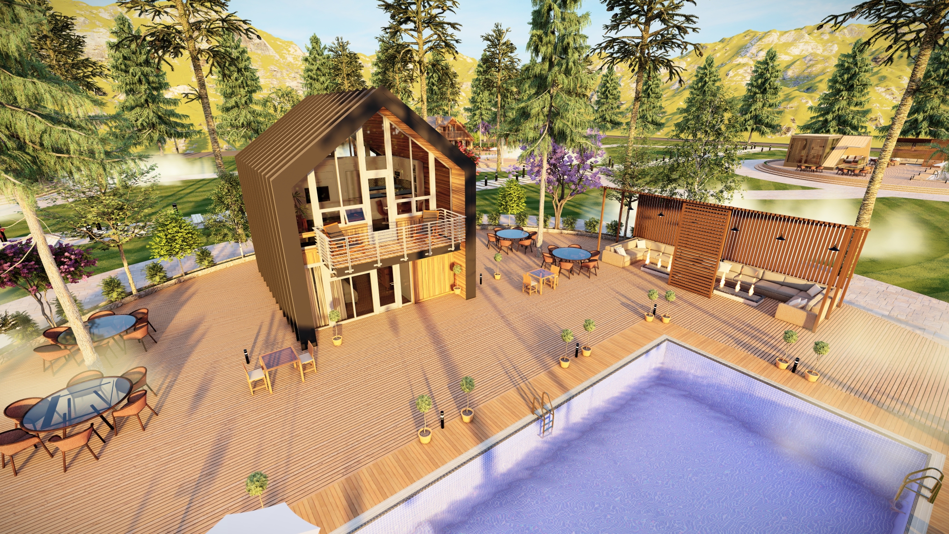 Resort design in Canada/ Freelance paid project-11