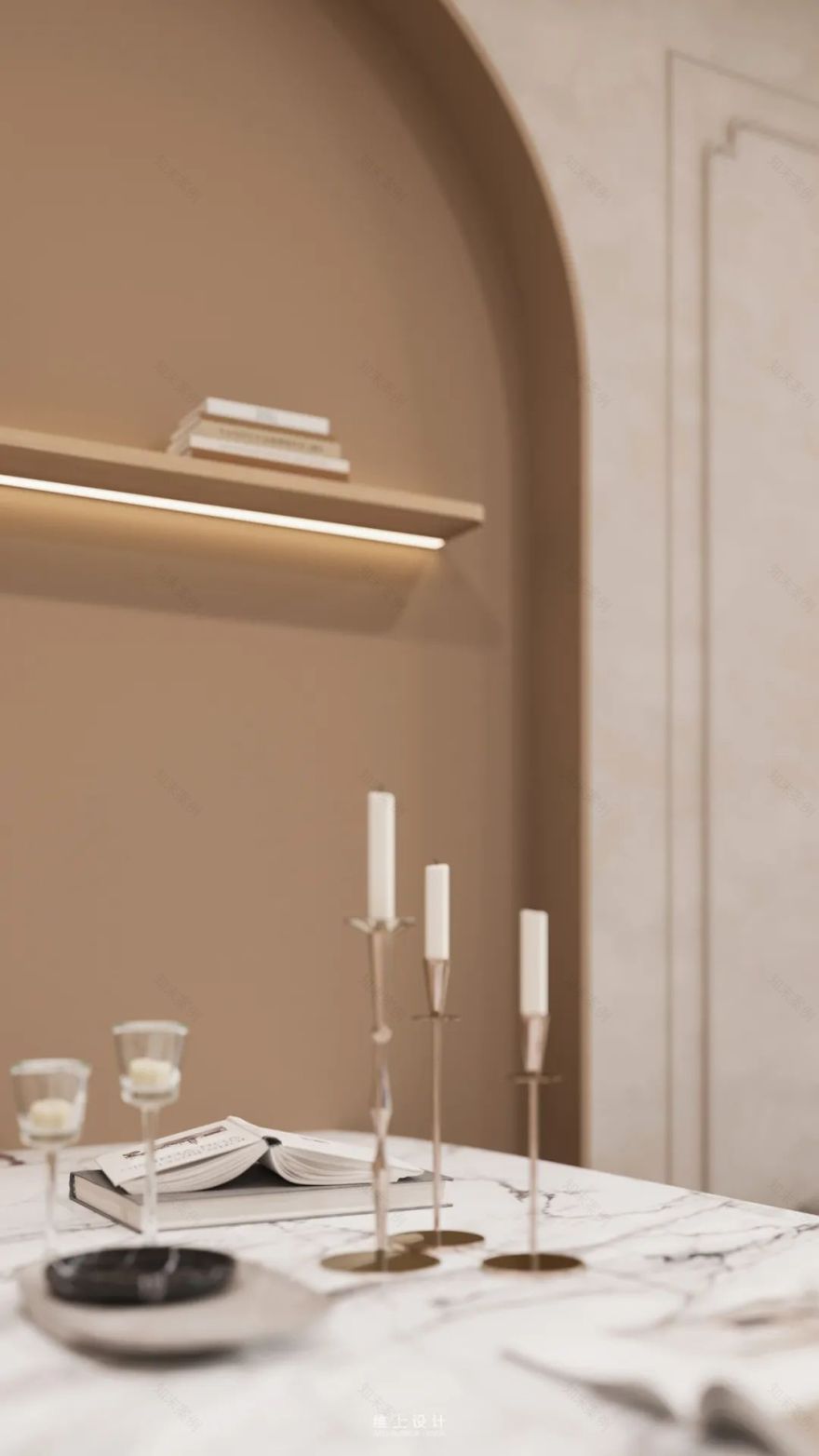 福州融侨悦江南轻法式私宅丨中国福州丨维上设计-24