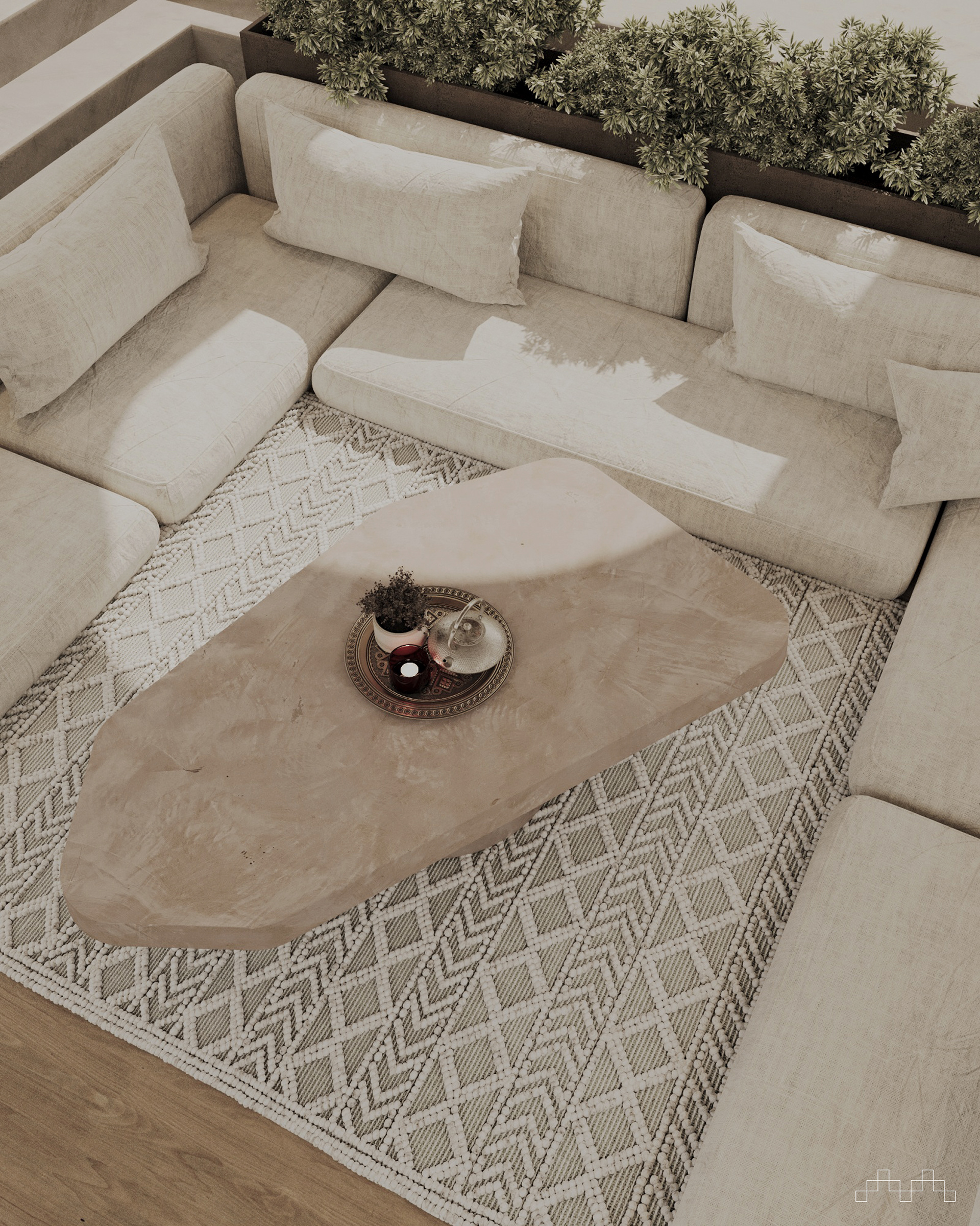 Desert Serenity | Contemporary Arabic Majlis-3