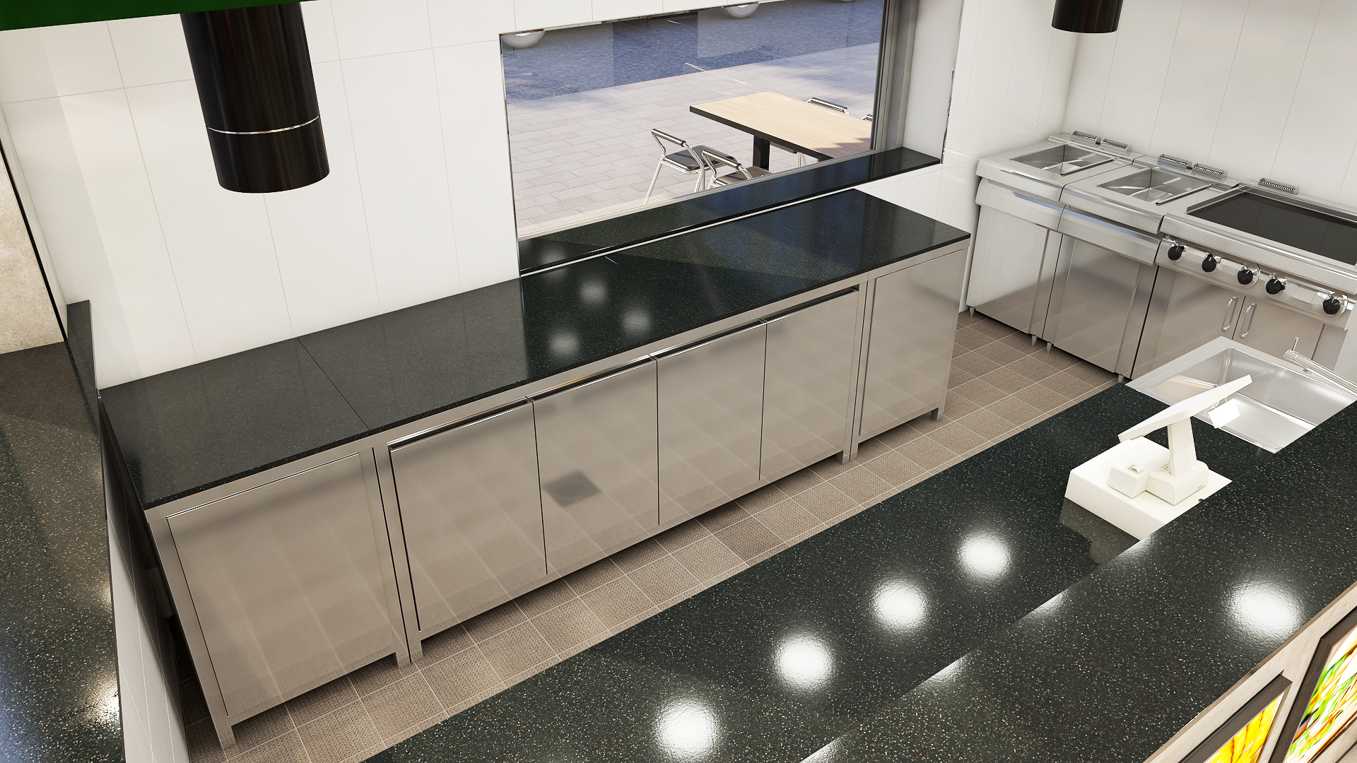 Humbaba Chicken House Berlin - Interior Design 3D-8