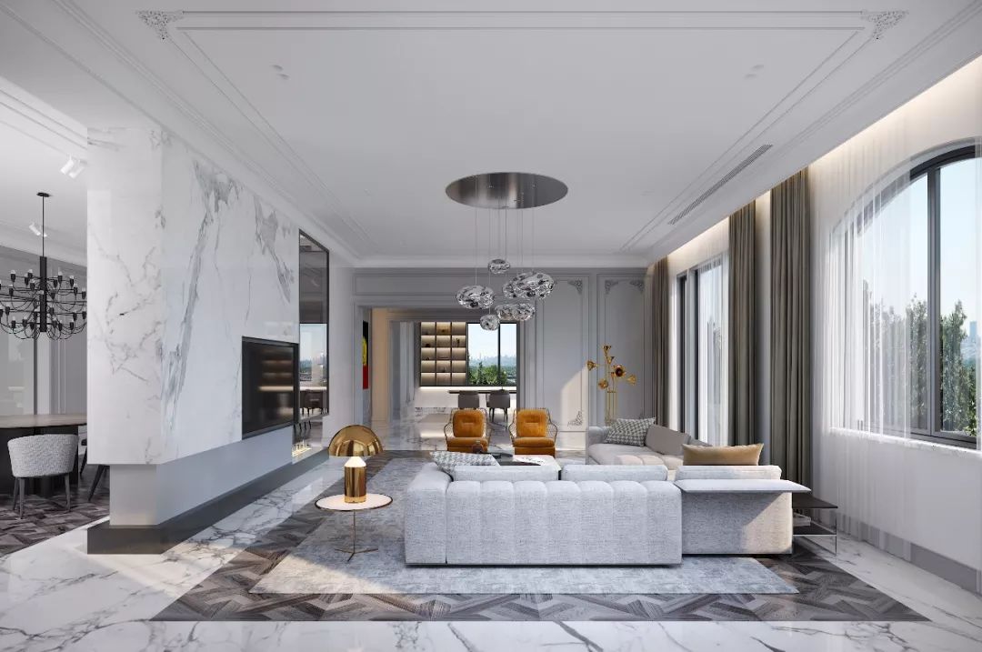 诸暨山下湖1000+㎡现代美学独栋别墅设计-15