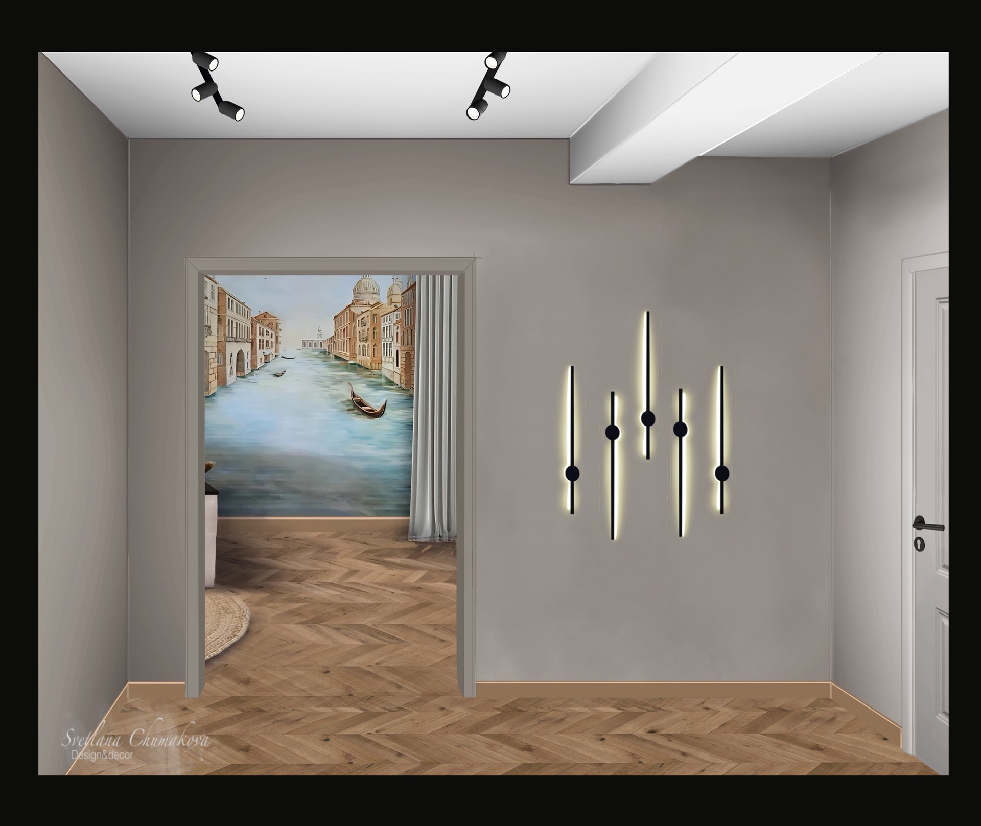 Редизайн части помещений в частном доме 2024 год-3