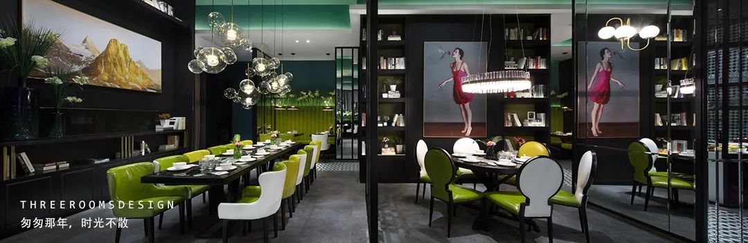 法式复古风情甜品店 | 红绿配色与多重质感叠加-39