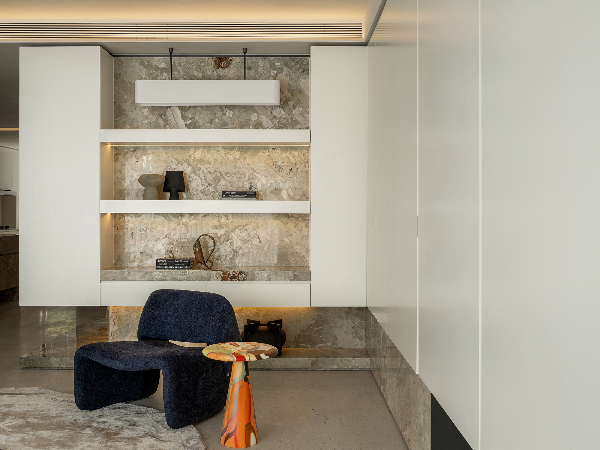 重庆750㎡悦水岸·私宅丨中国重庆丨方案设计为时间与物,软装设计为le lee studio·楽里设计-16