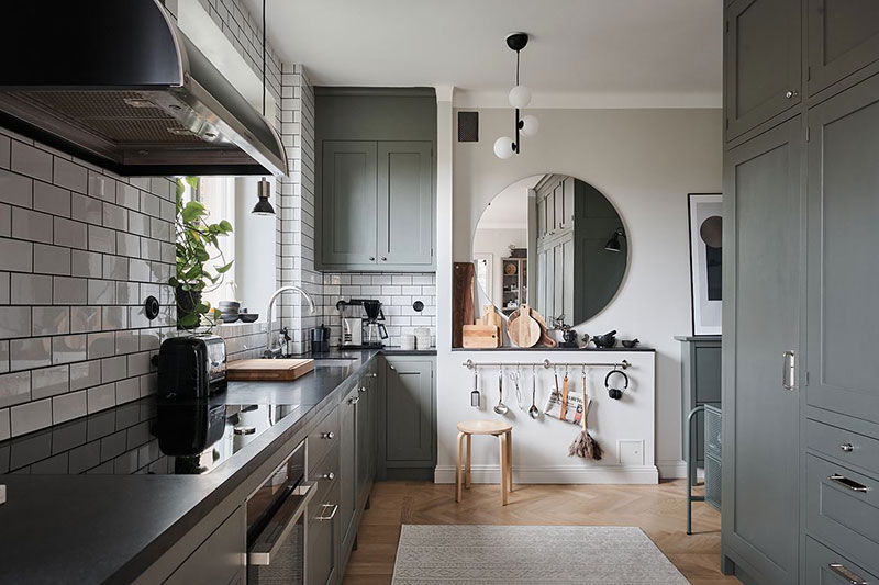 瑞典灰色调时尚公寓，打造温馨空间-11