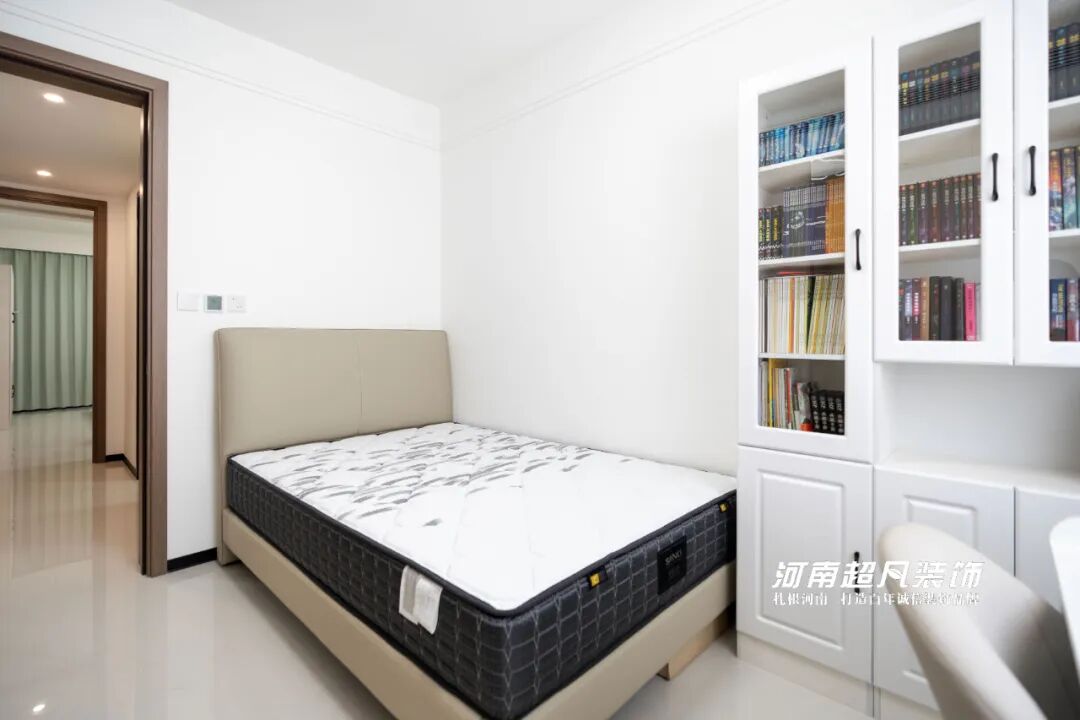 完工首发丨二七区中铁电气化家园，128㎡现代简约，让空间回归纯粹-172