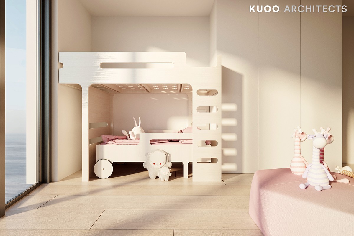 164m² 波兰极简主义海景度假公寓：KUOO ARCHITECTS-14