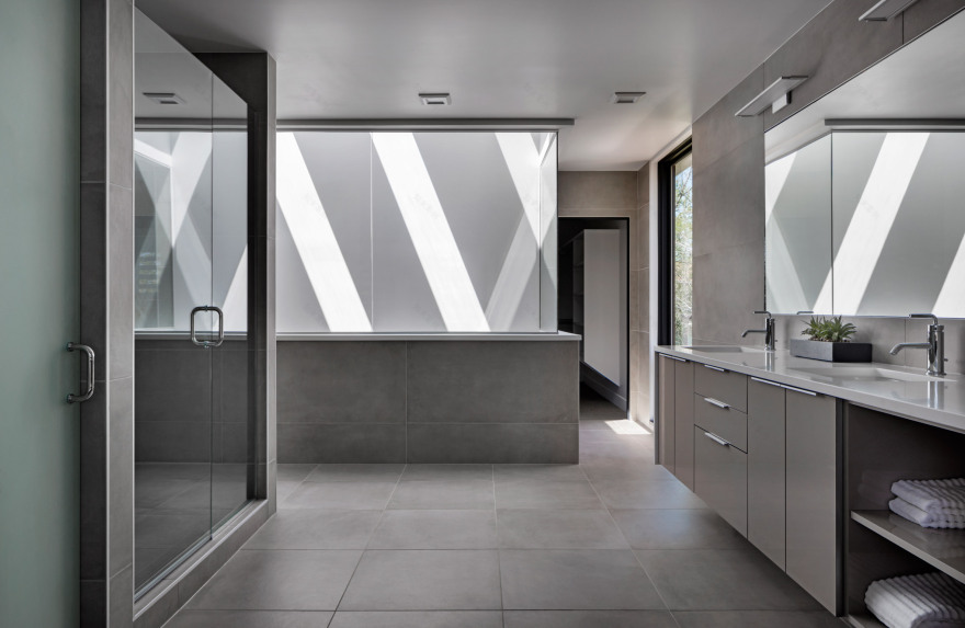 Meridian 105's Denver house features screens and shutters made of black wooden pallets-24