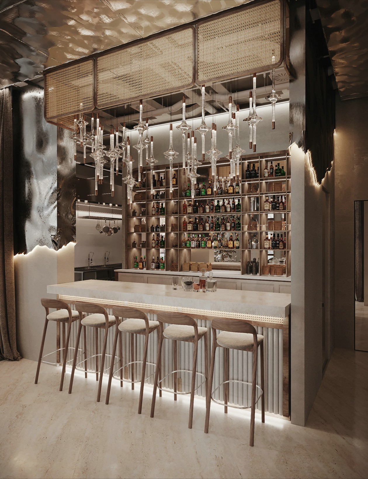 设计感超强的餐厅设计 很有意境！-5