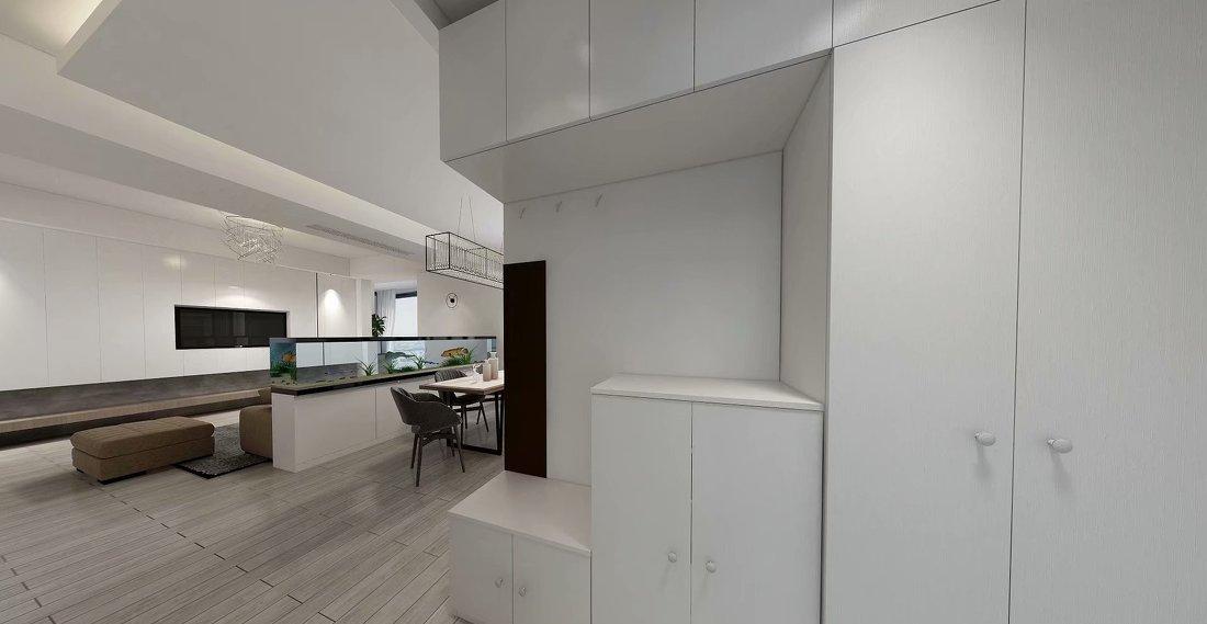 温江千禧河畔后现代家居设计，简约中见细腻-11