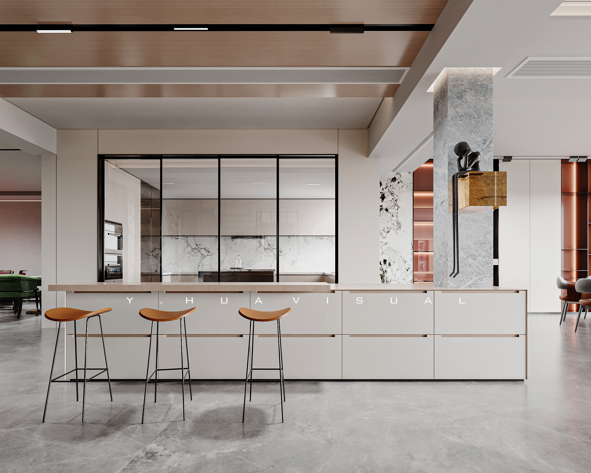 乙画视觉｜现代别墅-2