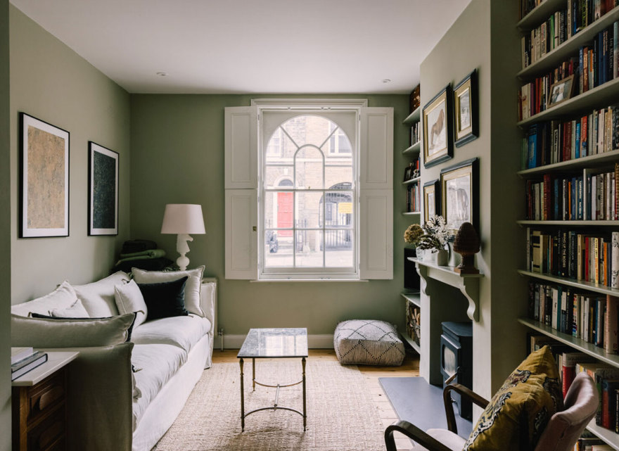 伦敦 19 世纪家园的复古绿意-1