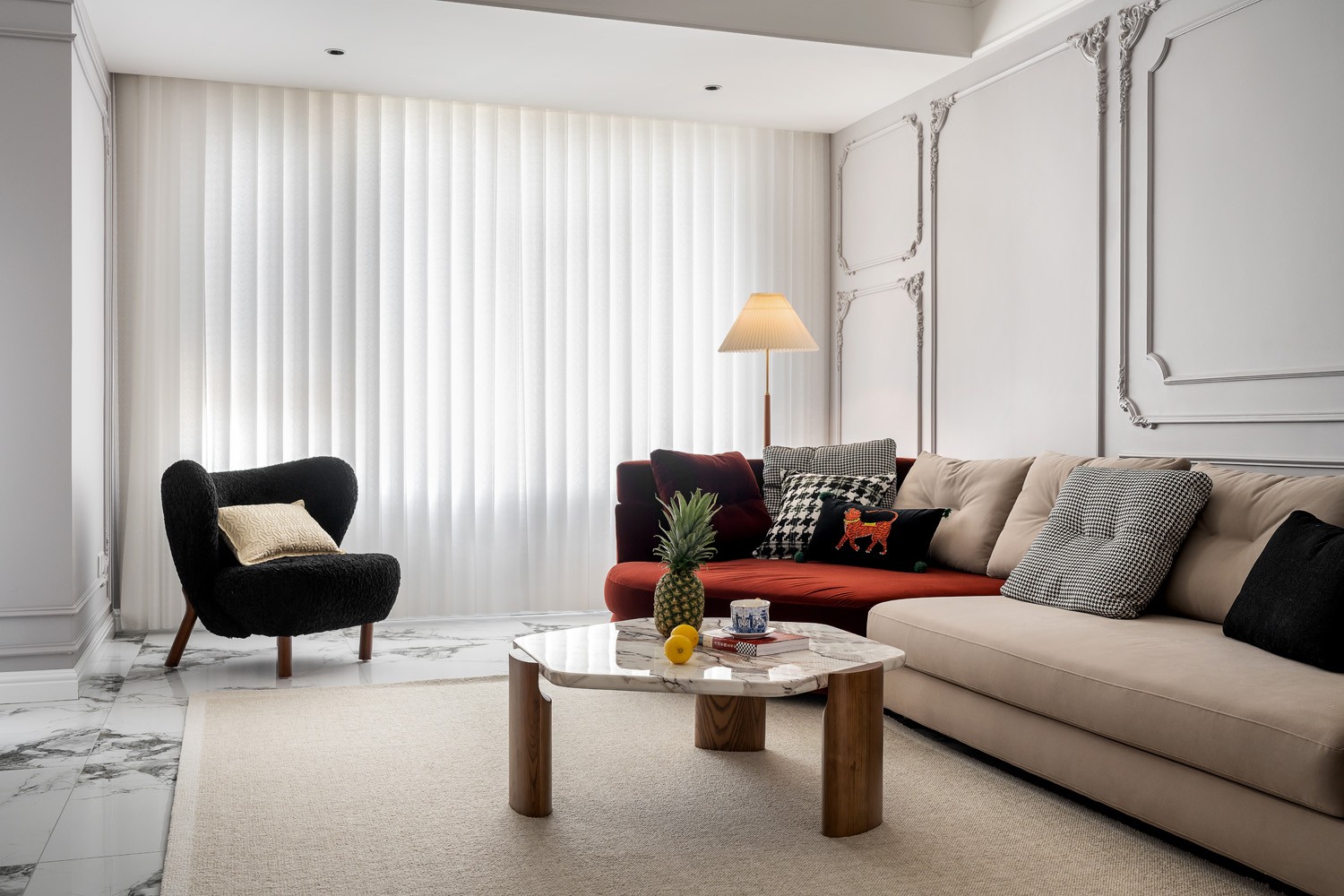 240 平法式混搭家居设计丨中国重庆丨琢信装饰-3