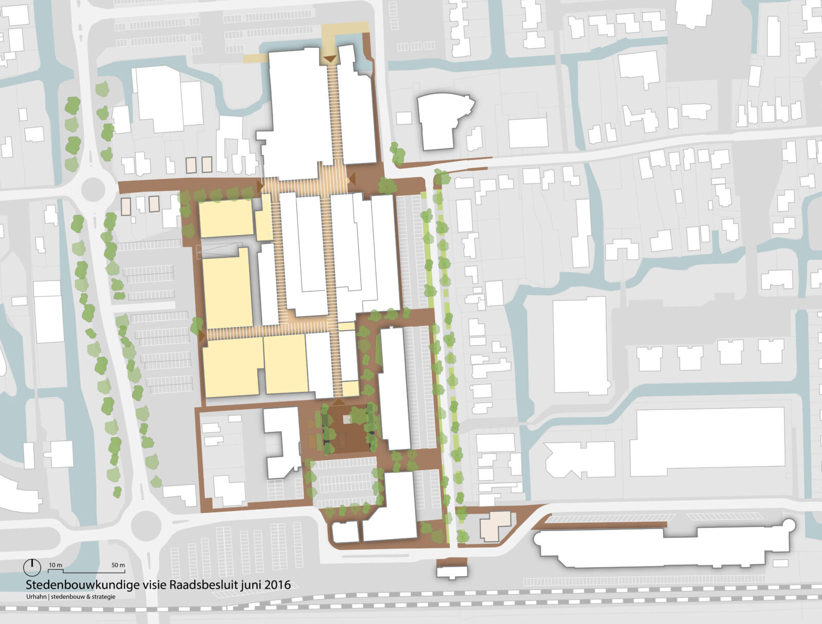 Stede Broec Streekhof | Ontwerp openbare ruimte voor een nieuw pleinen beeldkwaliteitsplan voor uitbreiding winkelcentrum | Urhahn-0