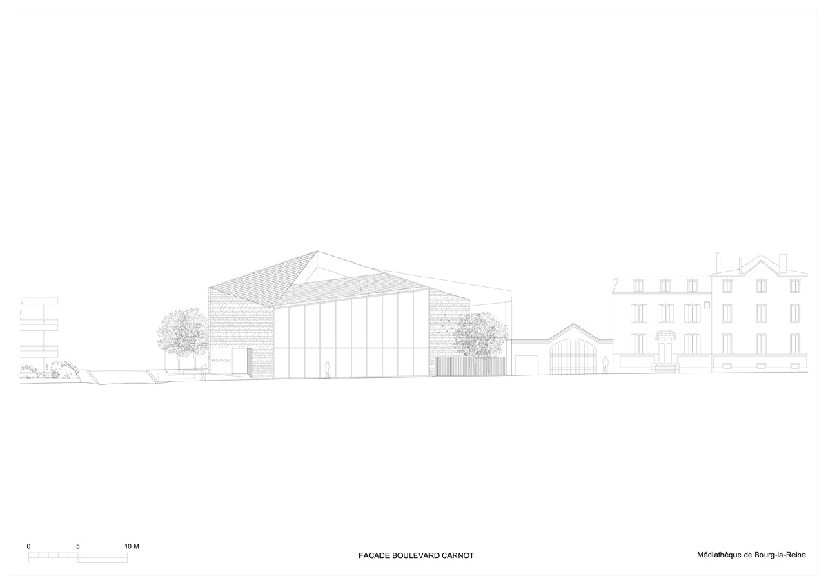 巴黎百年核桃树传媒图书馆丨法国巴黎丨pascale guédot 建筑事务所-47