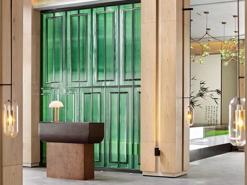 崇義綠邦合一山居銷售中心 | 竹鄉文化的室內空間演繹-11