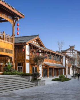 恩阳“梦华录”文旅商业街区丨中国巴中丨骏地设计（规划,建筑）,华茗设计（景观）,西安旅游（策划）