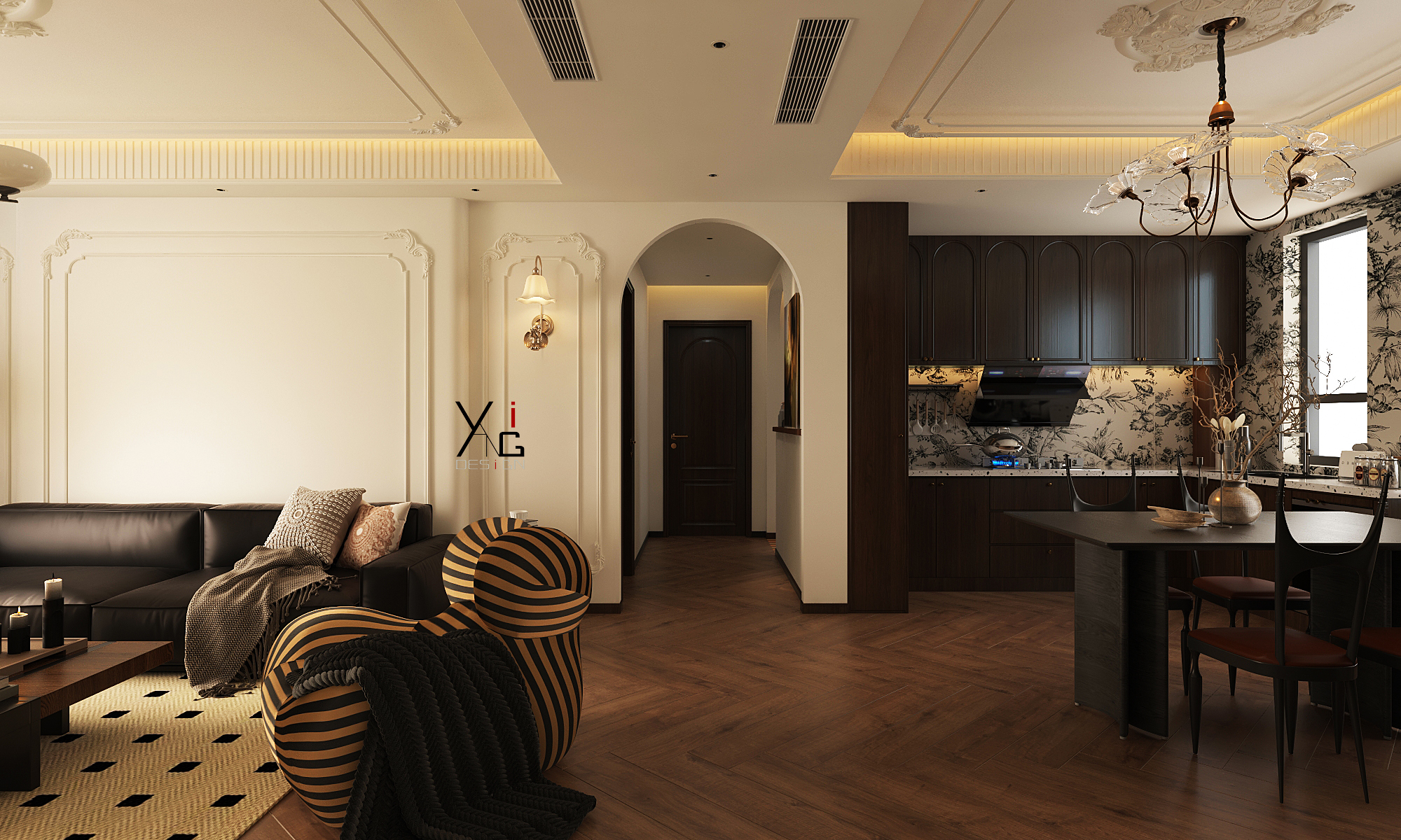 177平米法式复古装修案例-16