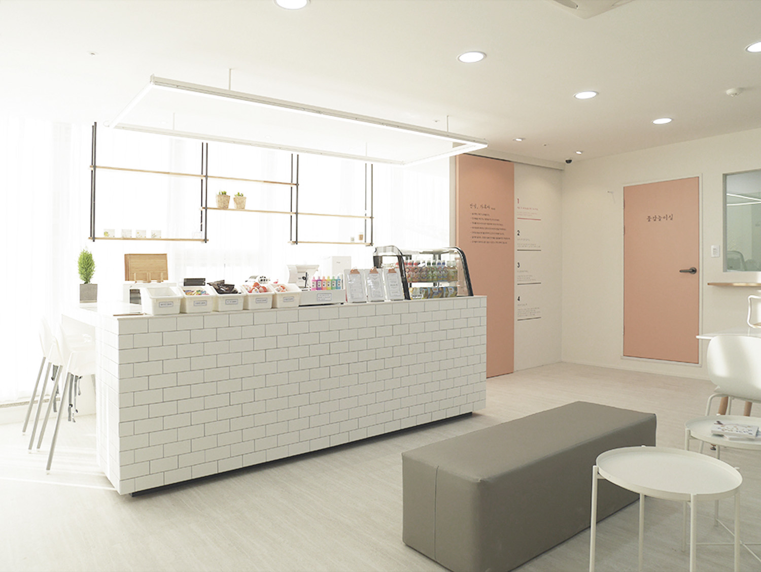 韩式简约风 点彩咖啡馆设计-2