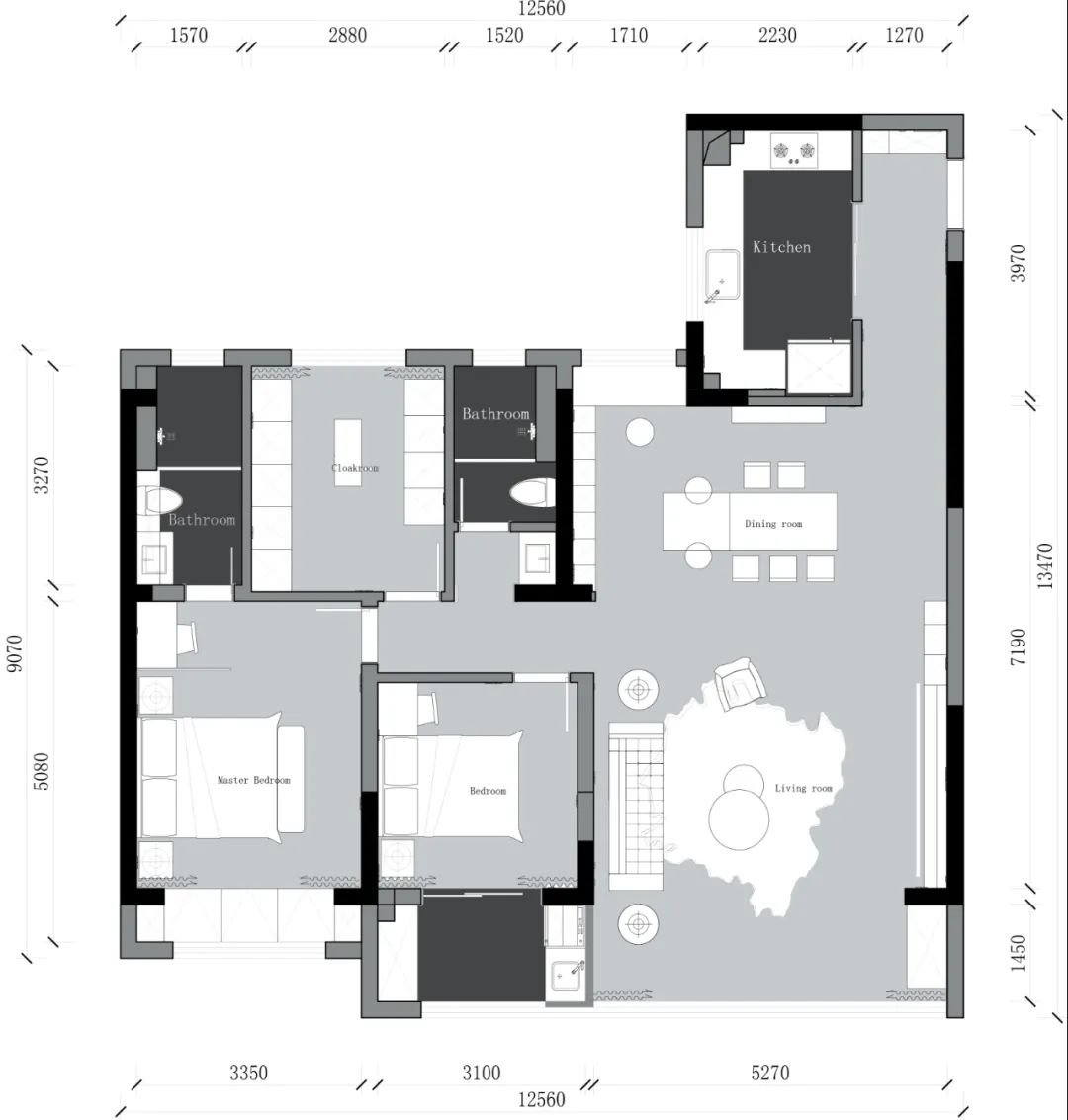 重塑空间 · 142 平米现代轻奢住宅设计丨YIM DESIGN-10