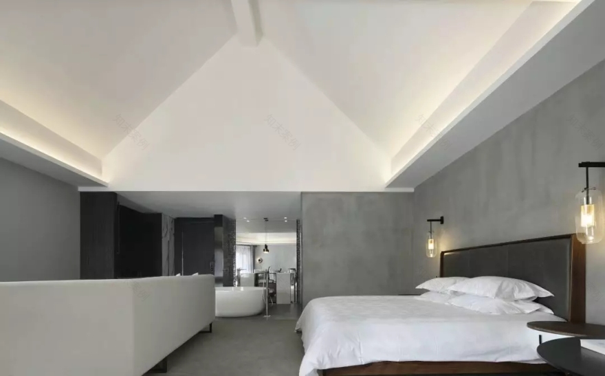 泰山脚下蓝莲花,现代艺术精品酒店设计-39