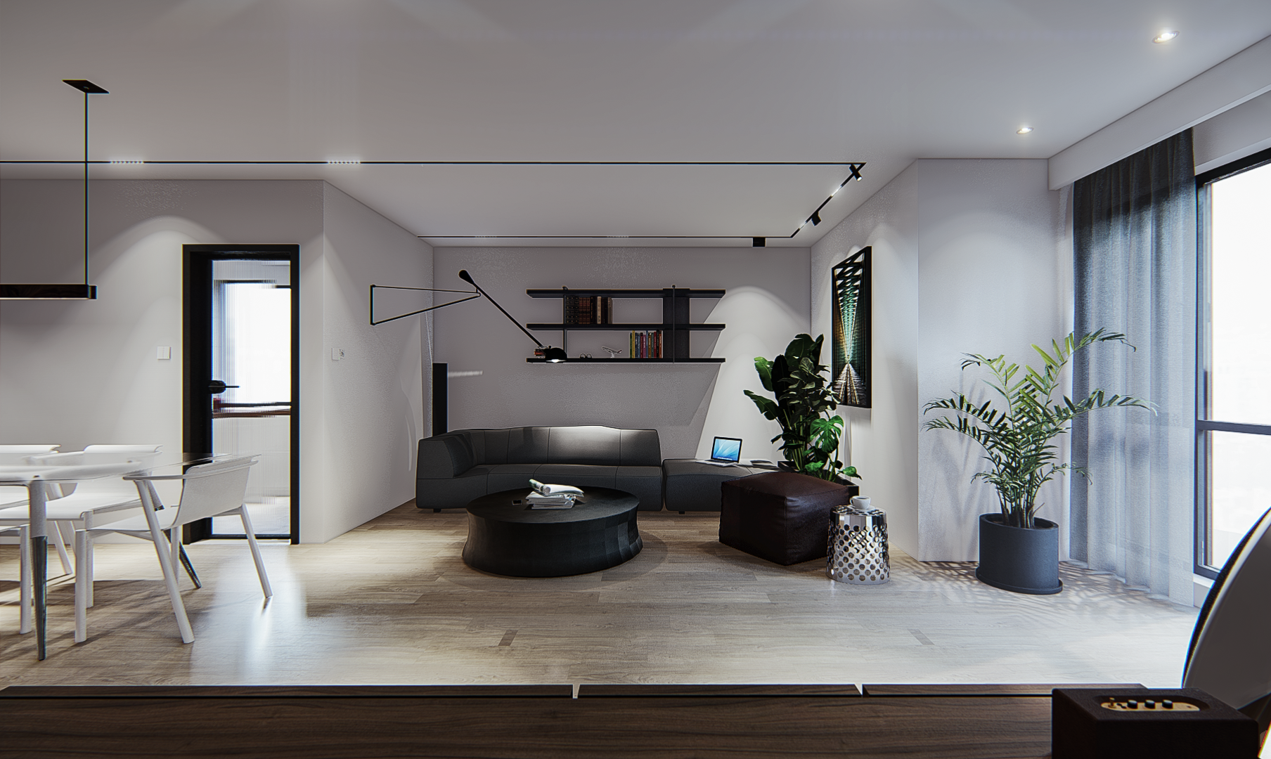 TAGC 90㎡ Loft 室内效果图-10