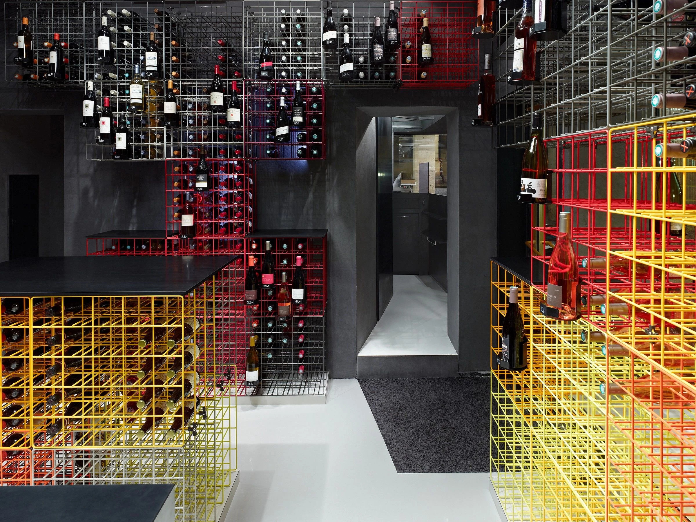 德国现代葡萄酒商店,"网格"创新展示方式-15