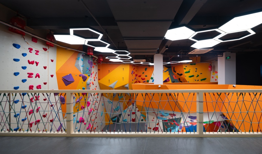 上海古北晨道攀岩馆丨中国上海丨平介设计-43