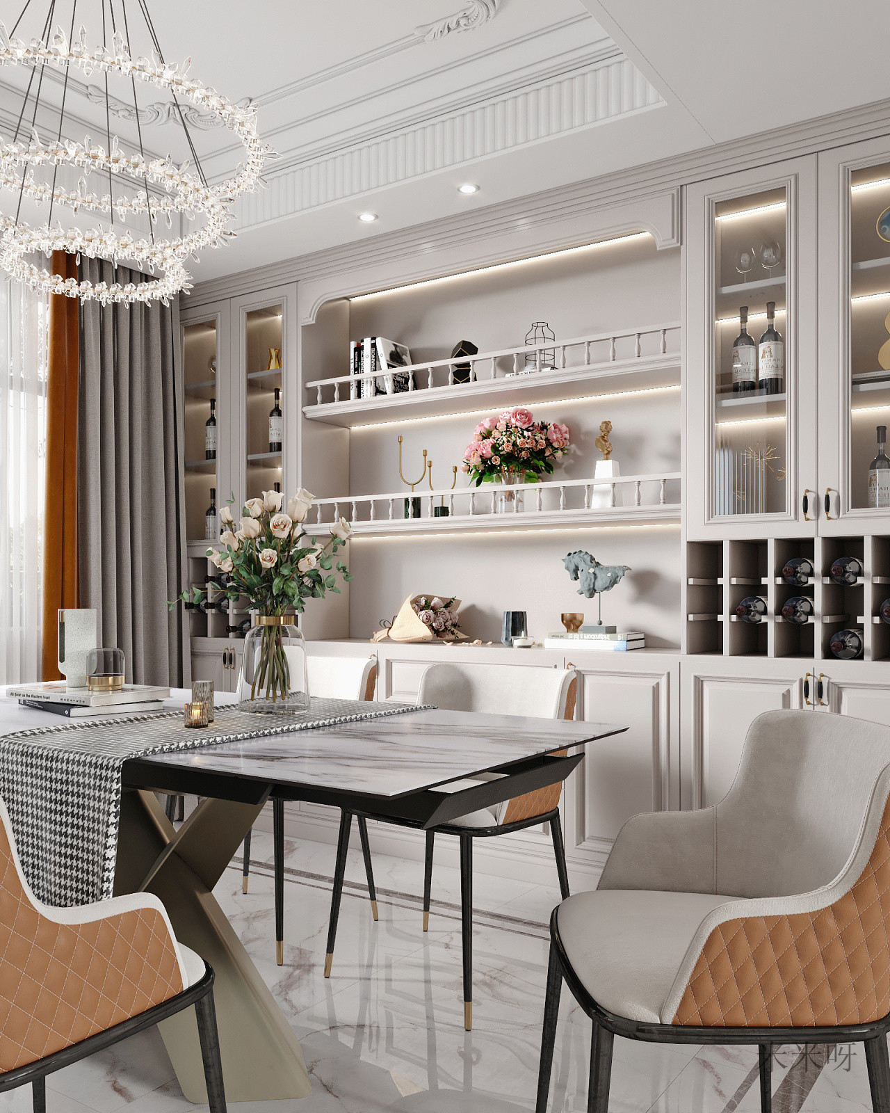 法式轻奢浪漫空间设计-9