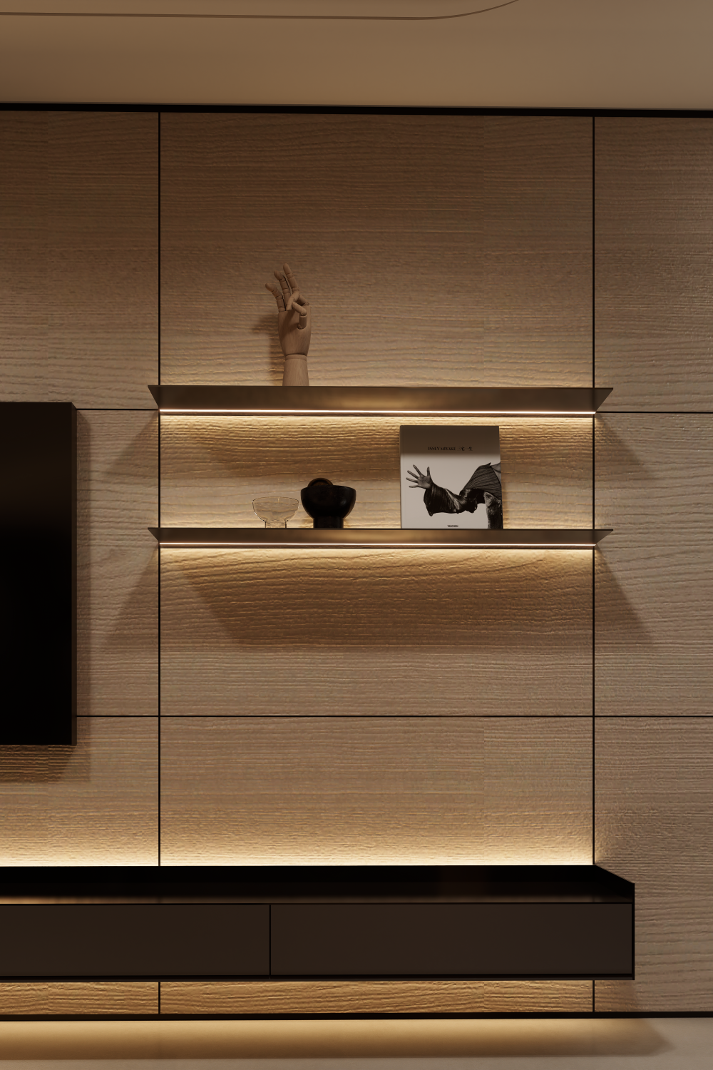 MORNING·私宅|金沙大境湾300㎡轻奢跃层，都市新贵的艺术栖居。-14