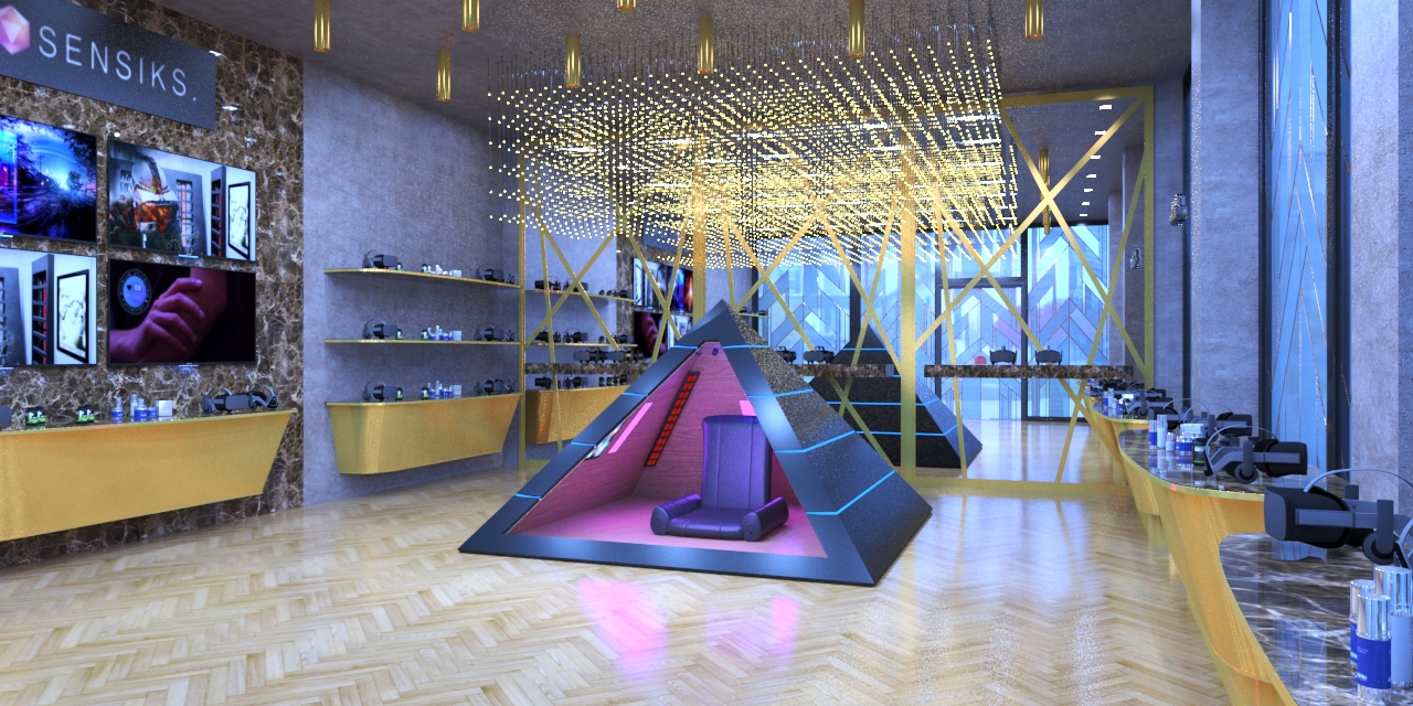 VR Store and Experience Center Interior Design-1