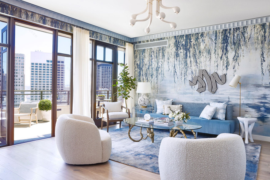 诺布山顶层公寓住宅丨Jeff Schlarb Design Studio-1