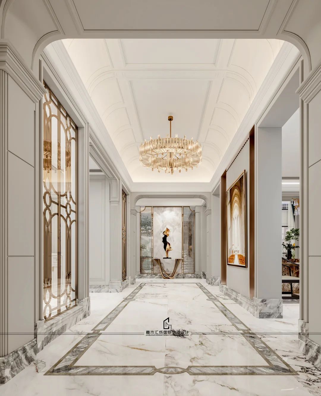 广东惠州法式轻奢别墅私宅设计丨中国惠州丨嘉木汇成(JMHC)-10