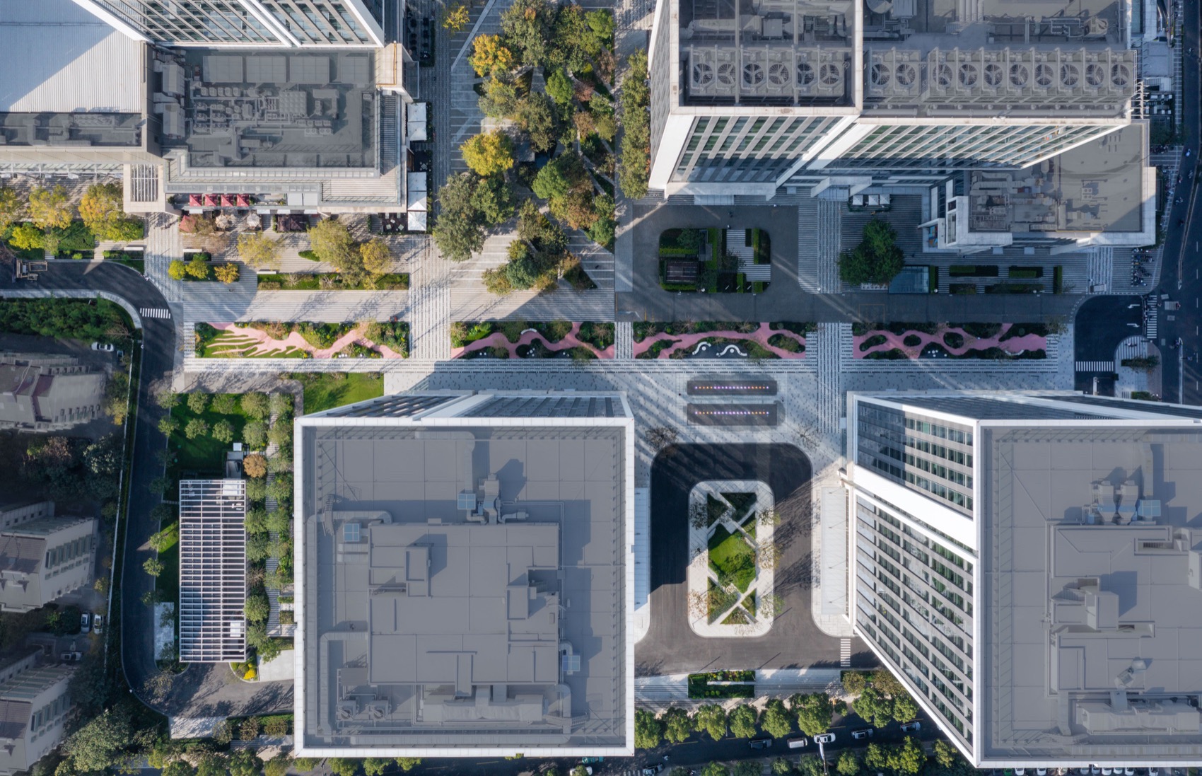 杭州黄龙国际中心四期景观设计丨中国杭州丨PLAND 博度景观设计-7